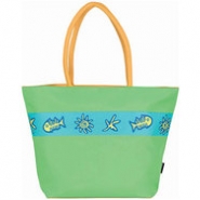 Пляжная сумка, зеленая