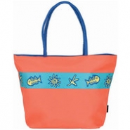 Пляжная сумка, оранжевая