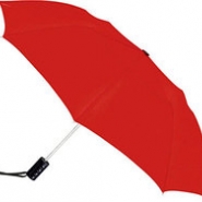 Зонт складной полуавтоматический, красный