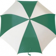 Зонт-трость полуавтоматический, зеленый