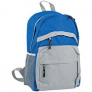 Рюкзак с 2 отделениями и 2 сетчатыми боковыми карманами, синий