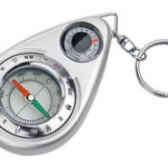 Брелок-компас с термометром
