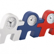Набор  Держава : часы, термометр, гигрометр. Человечки расставляются в произвольном порядке