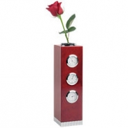 Погодная станция  Роза ветров : часы, термометр, гигрометр и ваза для цветов
