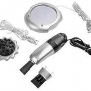 Набор устройств, работающих от USB: нагреватель для чашки, массажер, пылесос