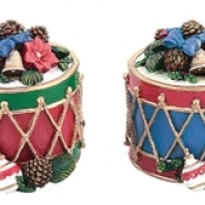 Свеча Барабан с подарками (2 цвета)